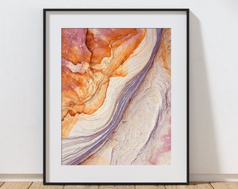 Geology art print | Geology gift idea | Geology poster | Geology fine art photography| Large wall art | Canvas photo print