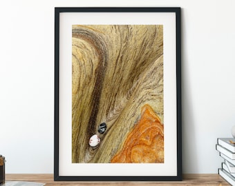 Geology Photography Print, Large Stretched Geology Canvas, Framed Canvas or Rolled Canvas That Comes Ready To Hang, Abstract Nature Photo