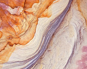 Abstract Geology Photography Wall Art. Available as a Print, Canvas or Framed Canvas.