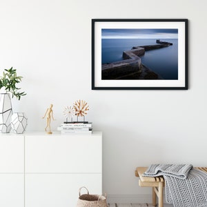 St Monans Zig Zag Pier Canvas, Scottish Seascape Photography, East Neuk, Fife, Ready To Hang, Framed or Rolled Canvas, Giclée print image 4