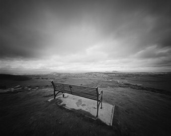 Black and White Edinburgh Photograph. Available as a Print, Canvas, or Framed Canvas