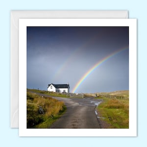 Premium Schottische Landschaftsfotografie Grußkarte für jeden Anlass, Nordwest Highlands, innen blanko, 13x20 zoll, Umschlag inbegriffen