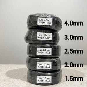 FREE SHIPPING Aluminum Bonsai Training Wire Set 5 size :(1.5mm-2mm-2.5mm-3mm-4mm)