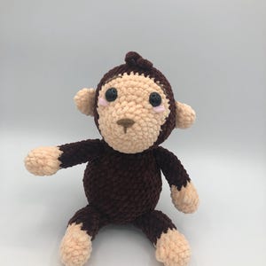 Handmade Crochet Monkey: Soft Amigurumi Plush Toy