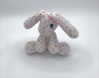 Handgemaakt gehaakt konijntje | Zachte katoenen amigurumi-knuffel