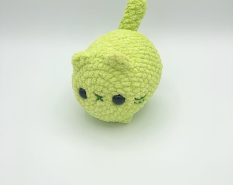 Handmade Crochet Cat Plush | Soft Amigurumi Stuffed Animal