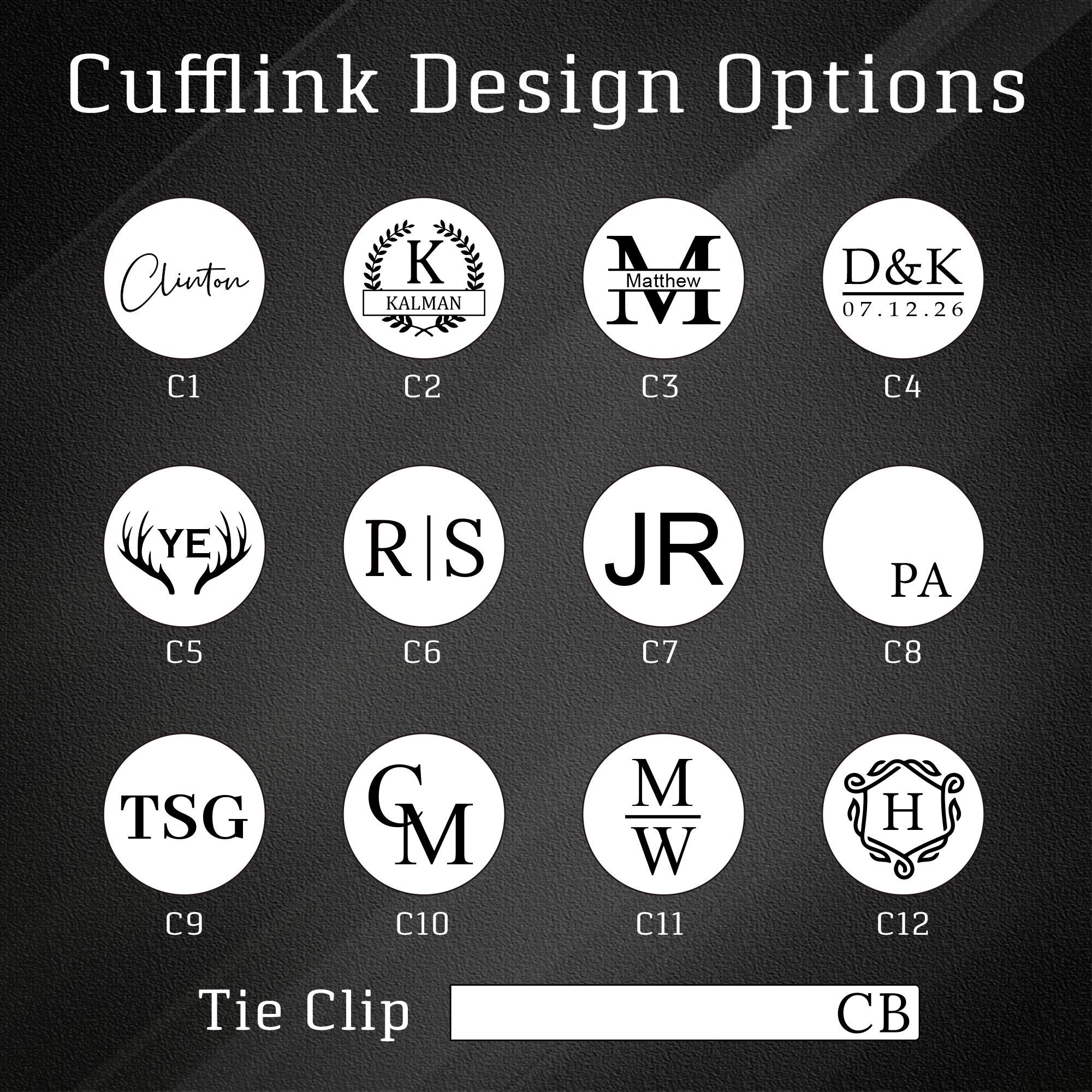 Custom Groomsmen Cufflinks Set, Best Man Gift, Personalized Wedding ...