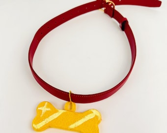 Leather Collars, Fursuits Accessories, Customizable Pattern