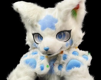 Fursuit Commission, Any part can be customized, Kemono Fox Mask - Free Quote, Kawaii Kemono Head, Gift For Kids!