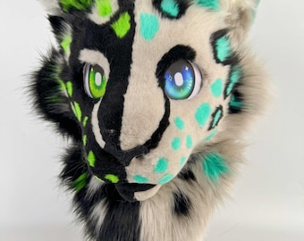 Fursuit Leopard Head: Affordable Fursuit Commission, Furry Mask