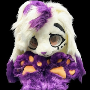 Big ears Rabbit, Customizable for Your Fursona, Ideal for Outdoor Shoots, Kemono Fox Mask - Free Quote, Furry Kemono Head, Gift For Kids!