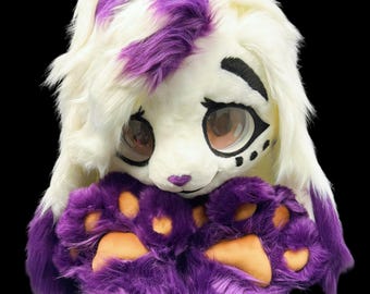 Big ears Rabbit, Customizable for Your Fursona, Ideal for Outdoor Shoots, Kemono Fox Mask - Free Quote, Furry Kemono Head, Gift For Kids!