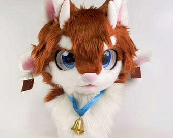 Fursuit Partial Commission, Kemono Headbase, Fully Customizable Set