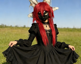 Kigrumi Mask Display, Therian Fox Mask, Fursuit Commissions