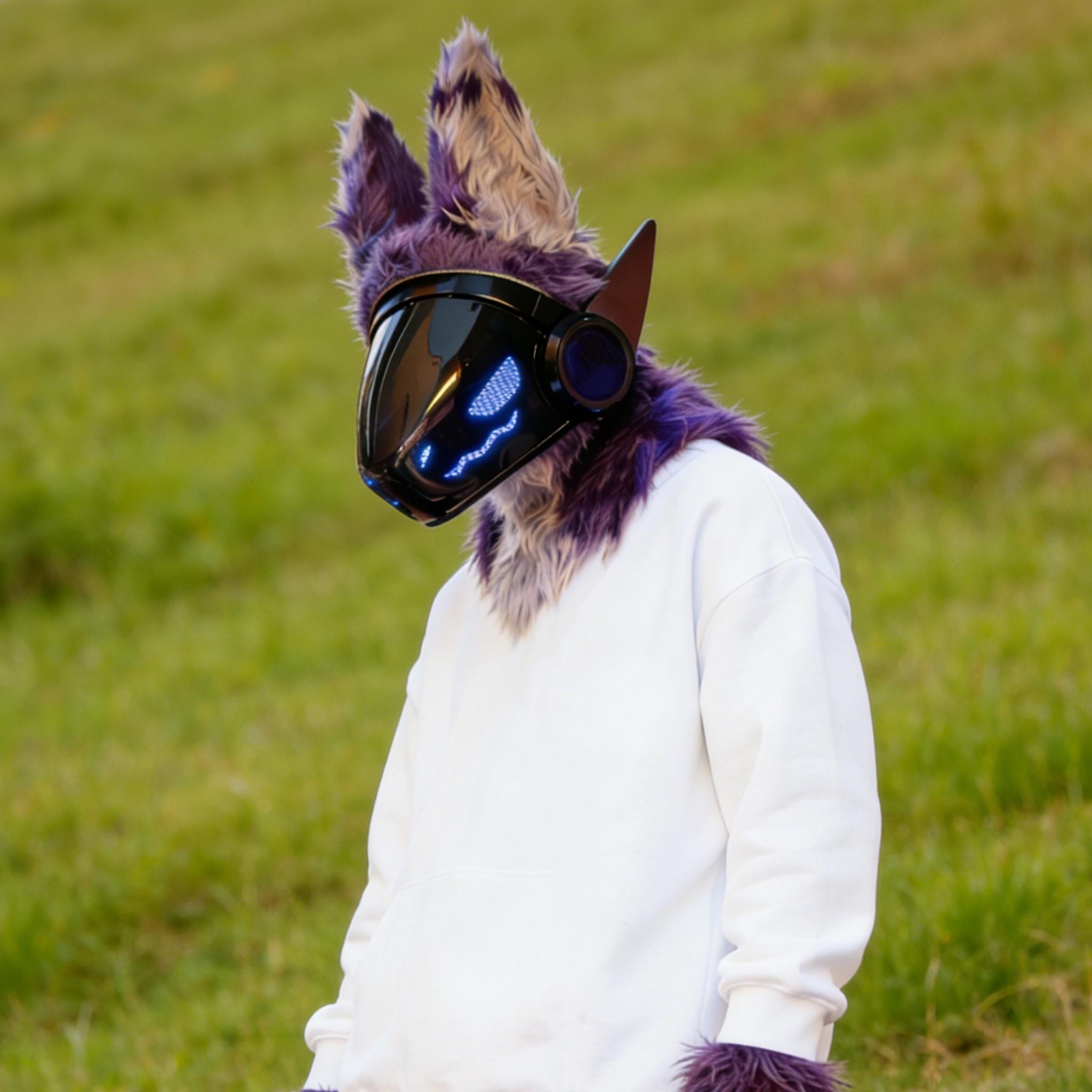 Protogen Fursuit Head, Commission Open, Protogen Mask, Remote Control ...