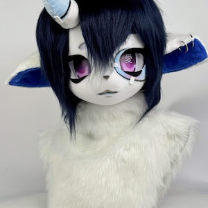 Customizable Unicorn Fursuit Head: Cosplay Mask, Fantasy Decor