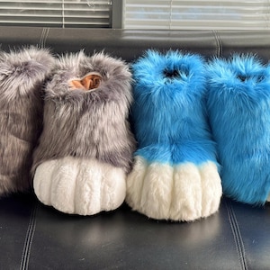 Fursuit Feet Paws, Furry Convention, Outdoor Display Decor, Smooth Fur, Overall Lightness, Animal-Themed Convention, Gift for kids!