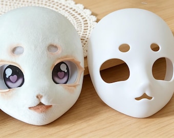 3D Printed Resin Kigurumi Mask Base, Fursuit Head Skull Mold