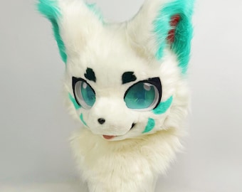 Kemono Fursuit Head, Work Display, Fursuit Partial