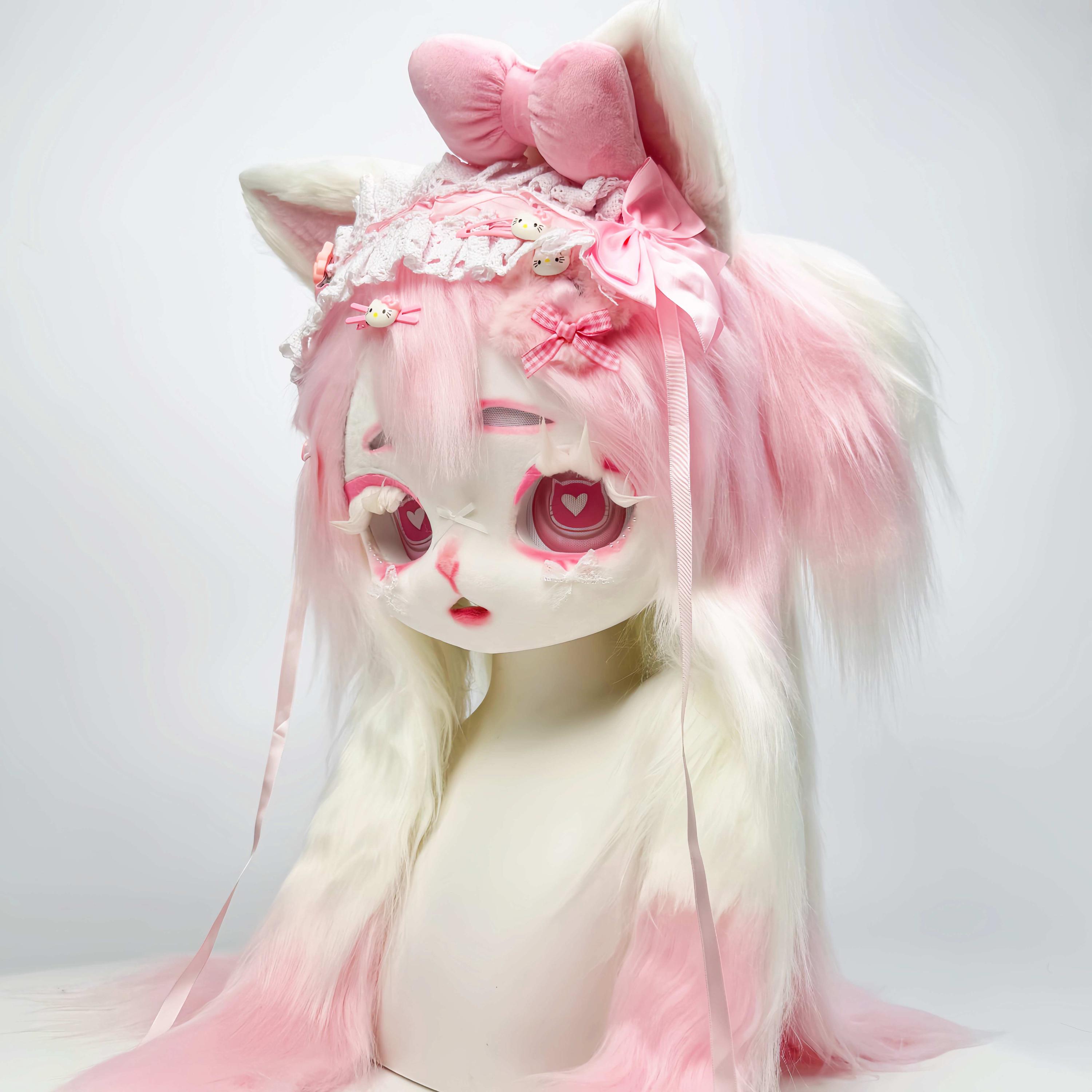 Fox Fursuit Head: Customizable Kigurumi Fursona With Paws