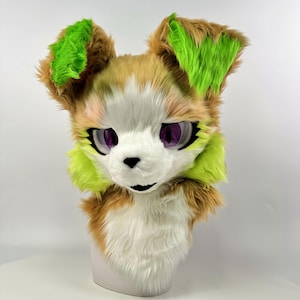 Kemono Dog Fursuit Mask, Custom Furry Fursuit- Kemono Fursuit Mask Base, Kemono Fursona Mask Base, Fursuit Fox Mask