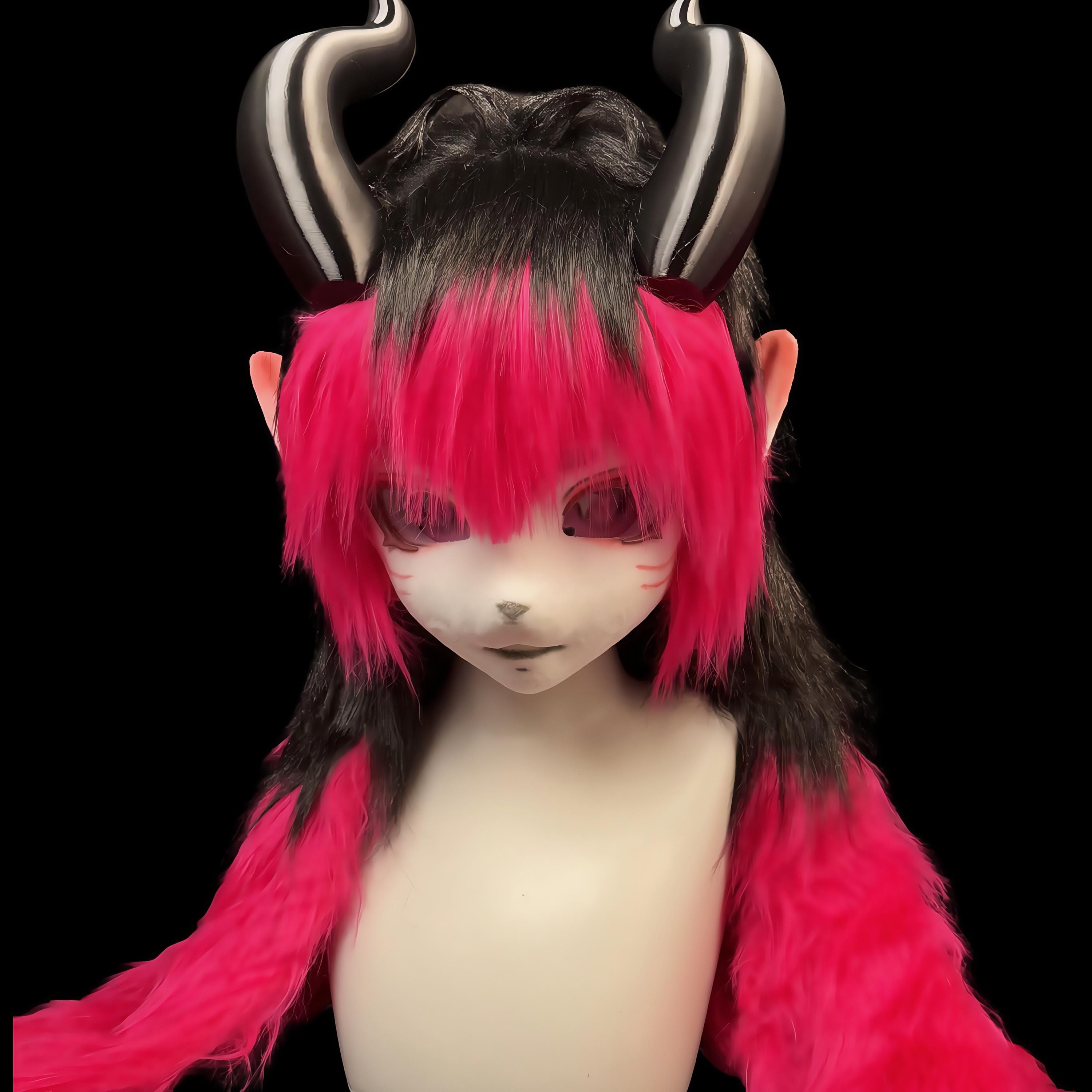 シャミ子 着ぐるみ マスク コスプレ コスチューム kigurumi Chen, let's relax together! 橙、一緒にリラックスしましょう