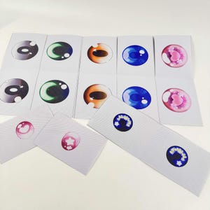 Filet pour les yeux Fursuit personnalisé, matériaux hautement transparents et respirants, tous les motifs sont disponibles pour la personnalisation, cadeau pour un animal à fourrure !