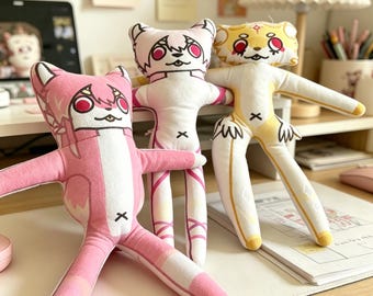 Fursona Dolls, Cotton Dolls, Built - in Skeleton, Customization Based on Your Design