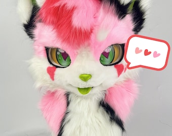 オーダーメイドのケモノ/着ぐるみファースーツマスク、無料デザイン