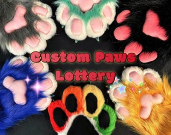 Custom Paws Lottery, Fursuit Paws, Gloves Commissions