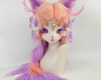 Mermaid Princess Head, Ombre Hair Kigurumi Commissions