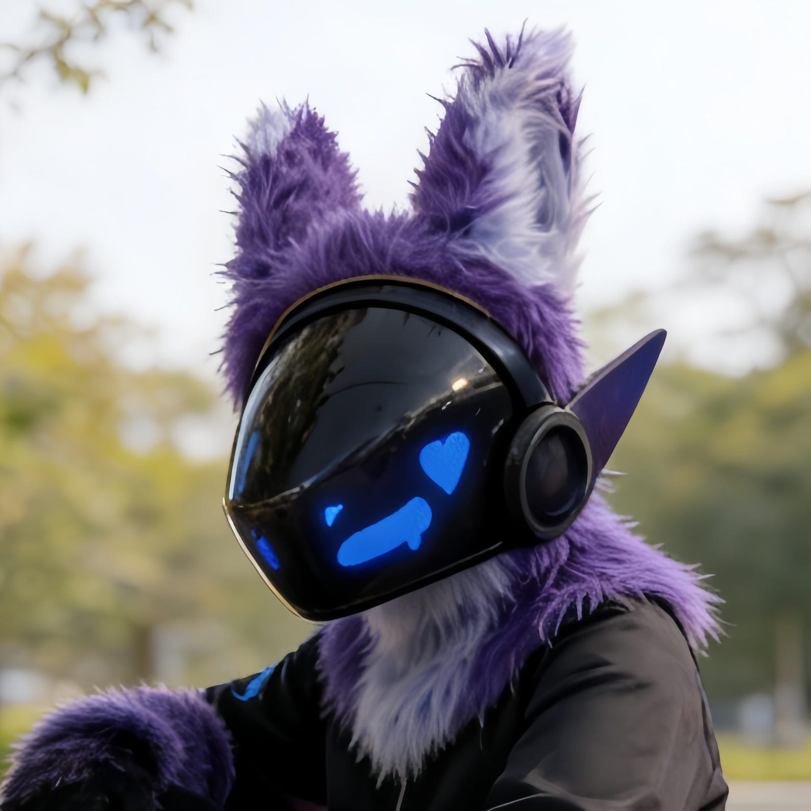 Protogen Fursuit Head, Commission Open, Protogen Mask, Remote Control ...