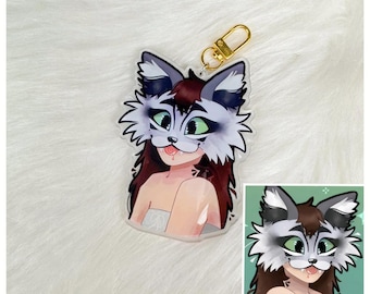 Fursuit Keychain, Fursuits Accessories, Customizable Acrylic Keychains