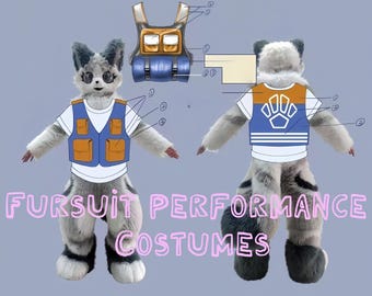 Custom Fursuit Costume: Comic Con Performance Outfit, Furry Art