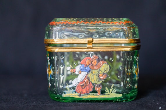 Hand Painted Glass Box