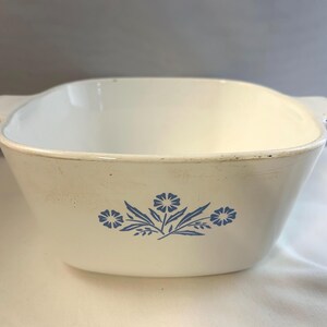 Vintage Corning Ware Blue Cornflower Casserole Dish 1 3/4 Quart Casserole Dish Model P-1 3/4-B, Midcentury Corning Ware Casserole Dish