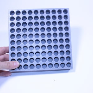 100-Round Reloading Tray .308 Win / 7.62 NATO | Flat 10x10 Layout, Ammo Holder for Bench Reloading, IPSC Shooting,sport shooting, range