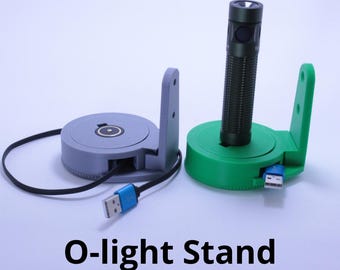 Olight wall mount for Olight magnetic charger, olight docking, magnetic charging dock; olight cable management, cable holder, magnetic base