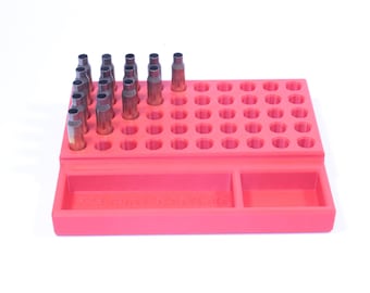 50-Round Reloading Tray – .223 Rem / 5.56 NATO – with Side Component Trays, Reload Tray, ammo tray,reloadshell organizer