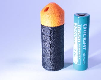 2 x Portabatterie 18650 con Chiusura a Vite – Sicuro, Compatto, Ideale per il Trasporto