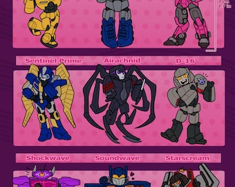Transformers One 2.0 acrylic keychains