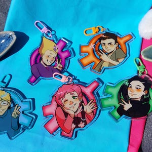 Code Lyoko acrylic charms