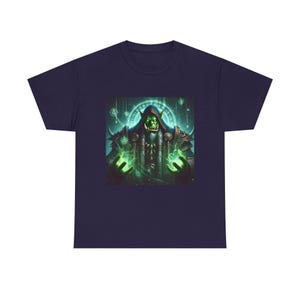 Mystical Sorcerer Tee, Fantasy T-Shirt, Unisex Graphic Shirt, Gift for Gamers, Halloween Apparel, Witchy Style Top