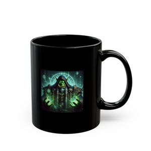 Mystical Wizard Coffee Mug, Perfect for Fantasy Lovers, Magic Enthusiasts, Gifts for Gamers, Halloween Decor, Unique Tea Cup