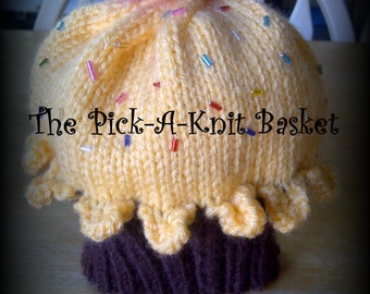 Cupcake Hat Pattern (PDF)