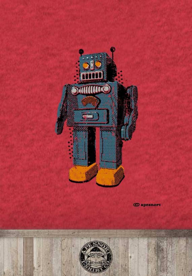 Robot tshirt geeky nerdy scifi robot fan geekery Etsy