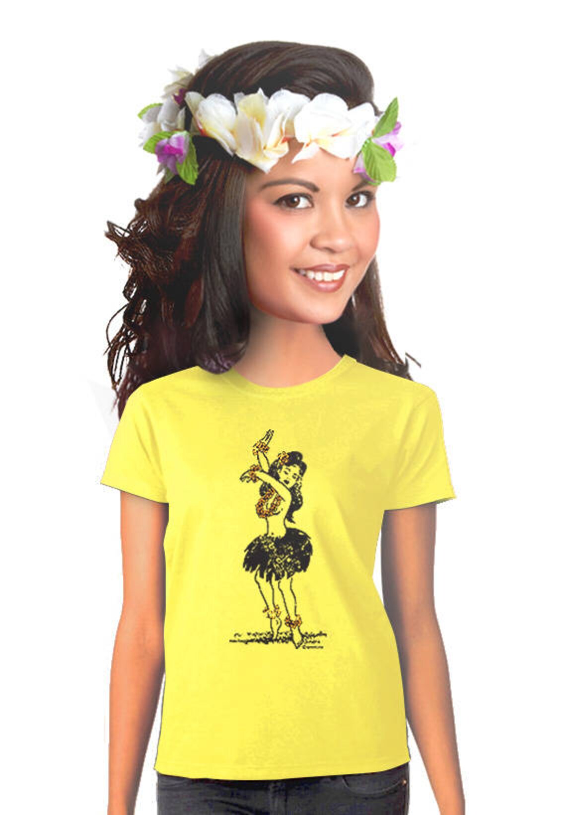 Hula Shirt Hula Hawaiian Girl Tshirt Hula Dancer Maui Kauai Etsy