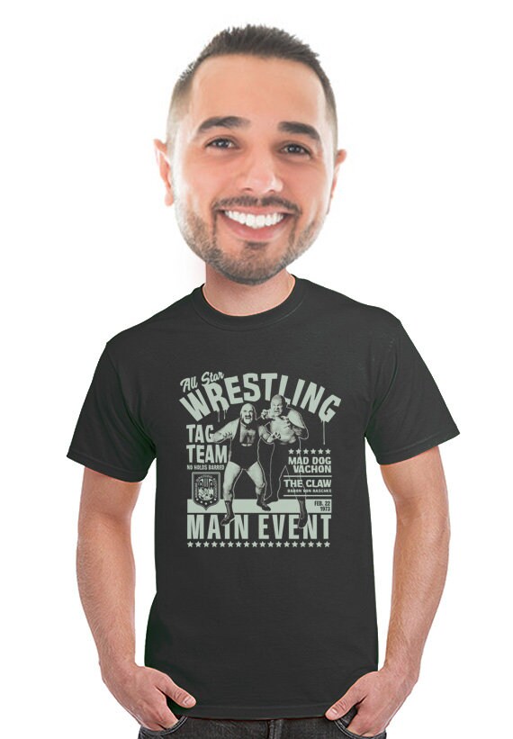 Wrestling T-shirt Retro Mad Dog Vachon 