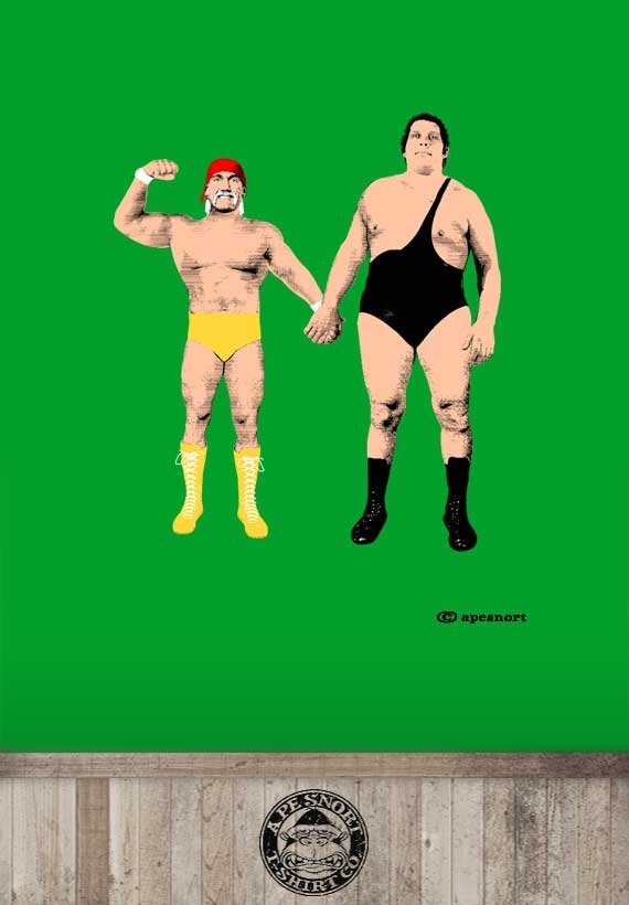 Buy Andre the Giant Hulk Hogan T-shirt Wrestling T-shirt Funny Online in India - Etsy Buy Andre the Giant Hulk Hogan T-shirt Wrestling T-shirt Funny Online in India - Etsy