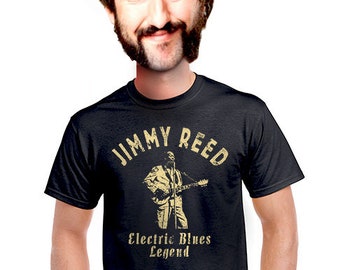 Blues t-shirt, jimmy reed, blues music, music fan, rock and roll t-shirt, band t-shirt, music tee, rhythm and blues, for music buff, s-4xl